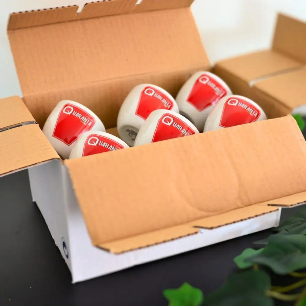 CAFFÈ QUARANTA Espresso Cups + Saucers (6pcs)