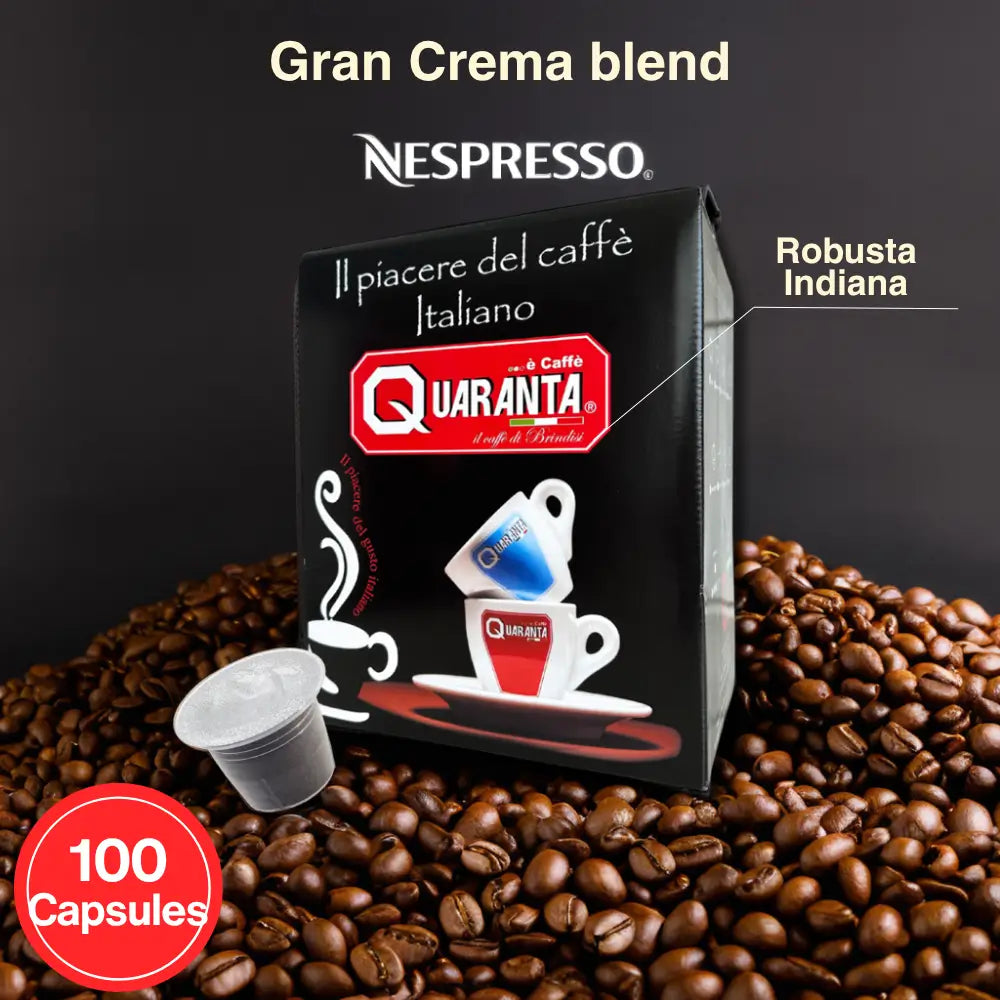 Nespresso Compatible Capsules – Gran Crema Blend