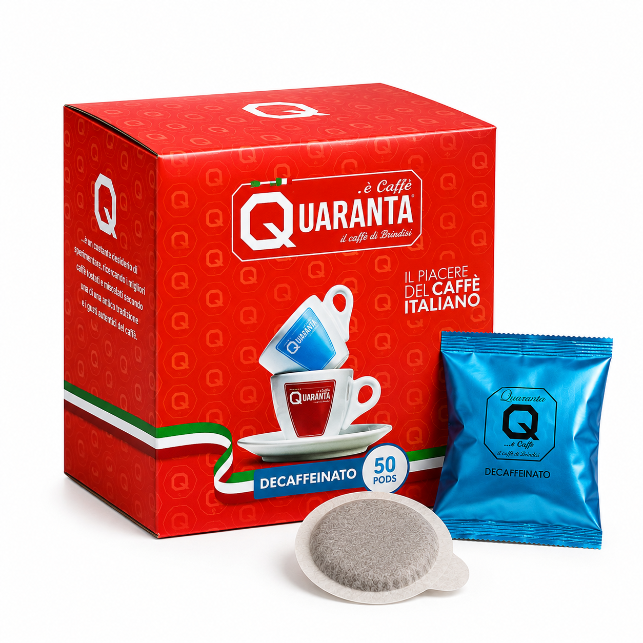 Decaffeinated ESE Coffee Pods 44mm