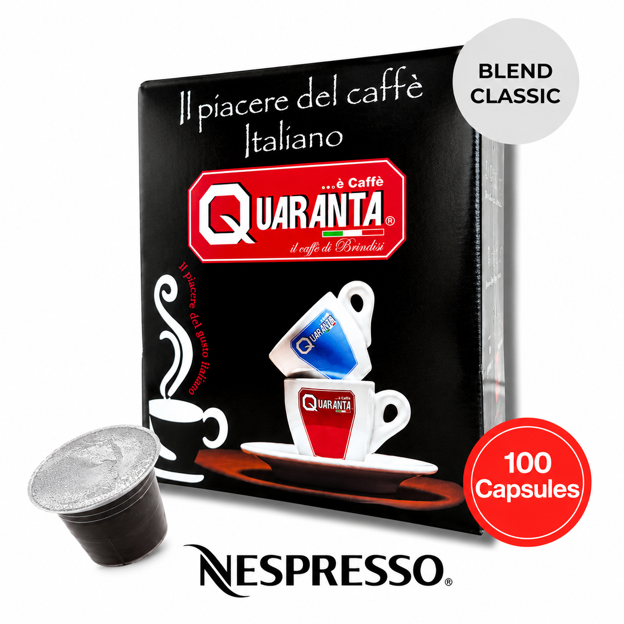 Classic Nespresso Compatible Coffee Capsules – Italian Espresso