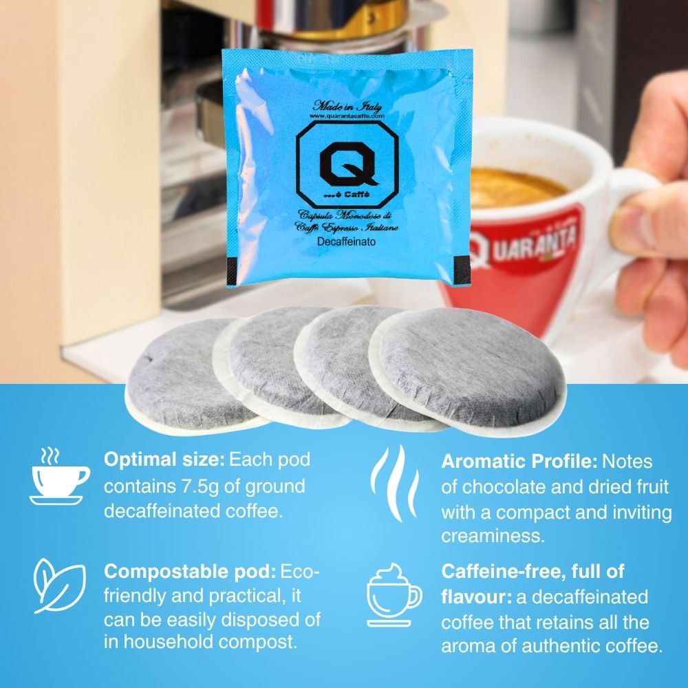 DECAFFEINATED COFFEE PODS