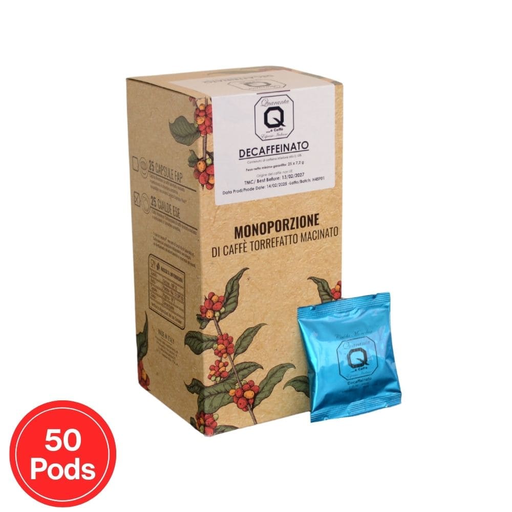 DECAFFEINATED COFFEE PODS