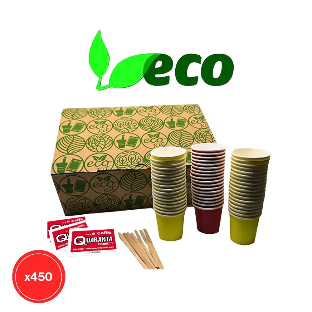 QUARANTA CAFFE KIT 150 PCS