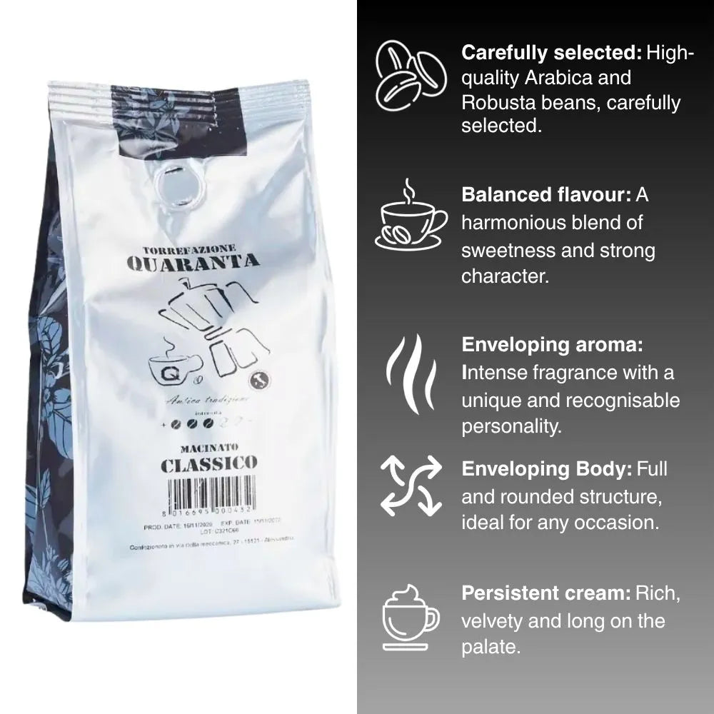 GROUND CLASSIC COFFEE – 0,250 Kg